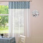 single curtains for the kitchen