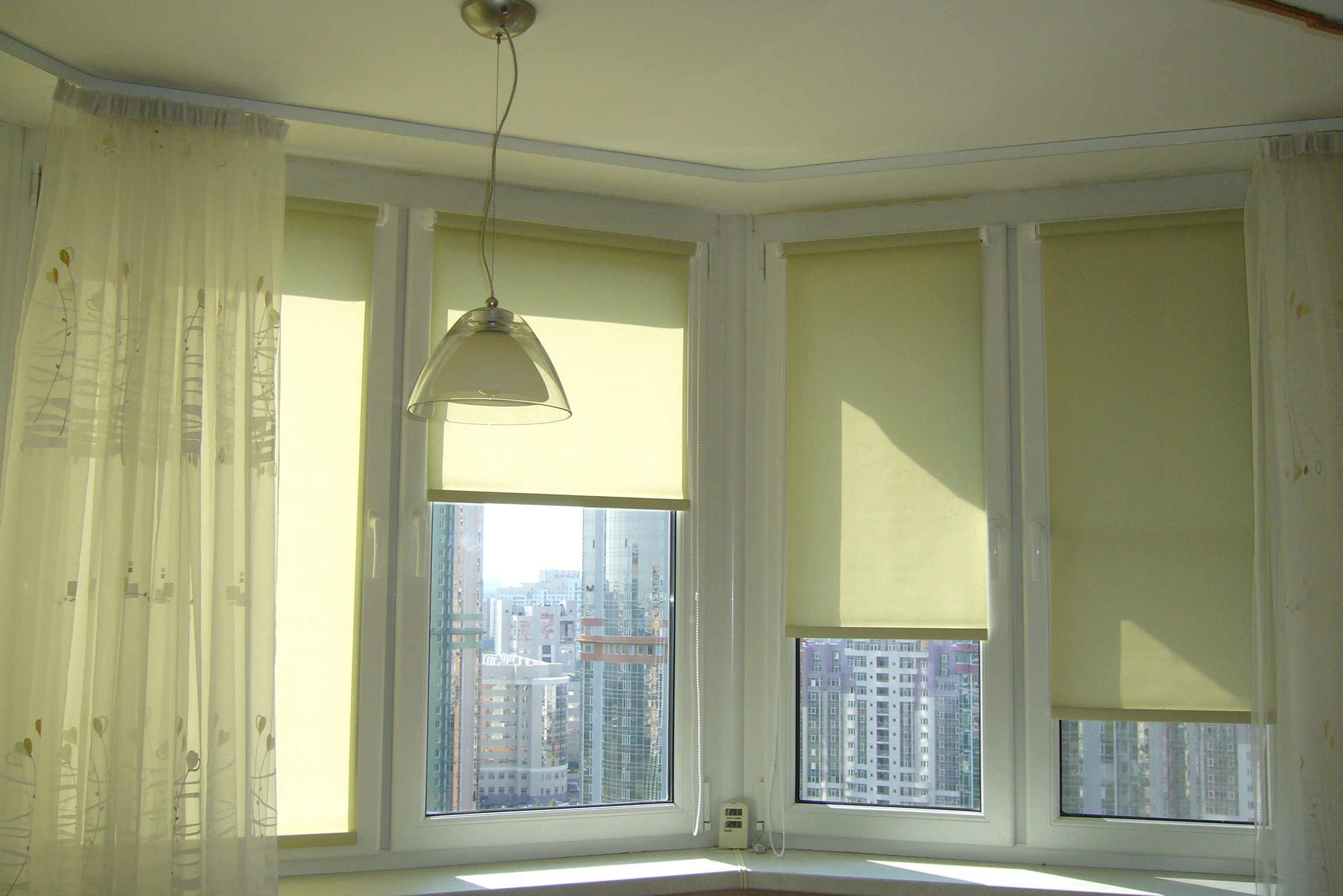 kitchen combined with a balcony