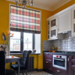 curtains for a small kitchen design photo