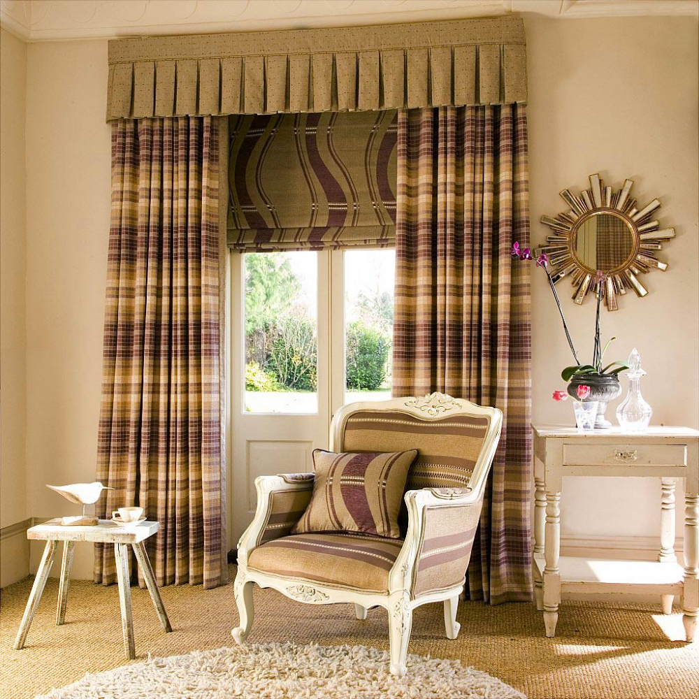 curtains with lambrequins