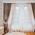 combined curtains for windows