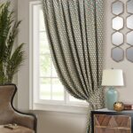 curtains for windows with polka dots