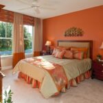 curtains orange color design ideas