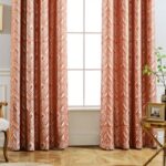 orange curtains decor ideas