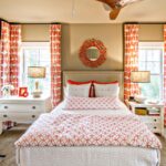 curtains of orange color ideas