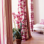 curtains pink decor