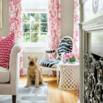 curtains pink decor photo