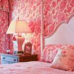 curtains of pink color photo decor