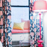 pink curtains decor ideas