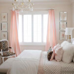 pink curtains interior ideas