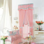 curtains of pink color photo options