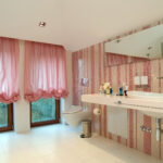 pink curtains types of design