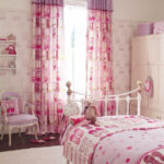 curtains pink design