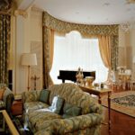 curtains with lambrequin decor photo