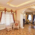 curtains with lambrequin decor photo