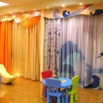 curtains with lambrequin photo decoration