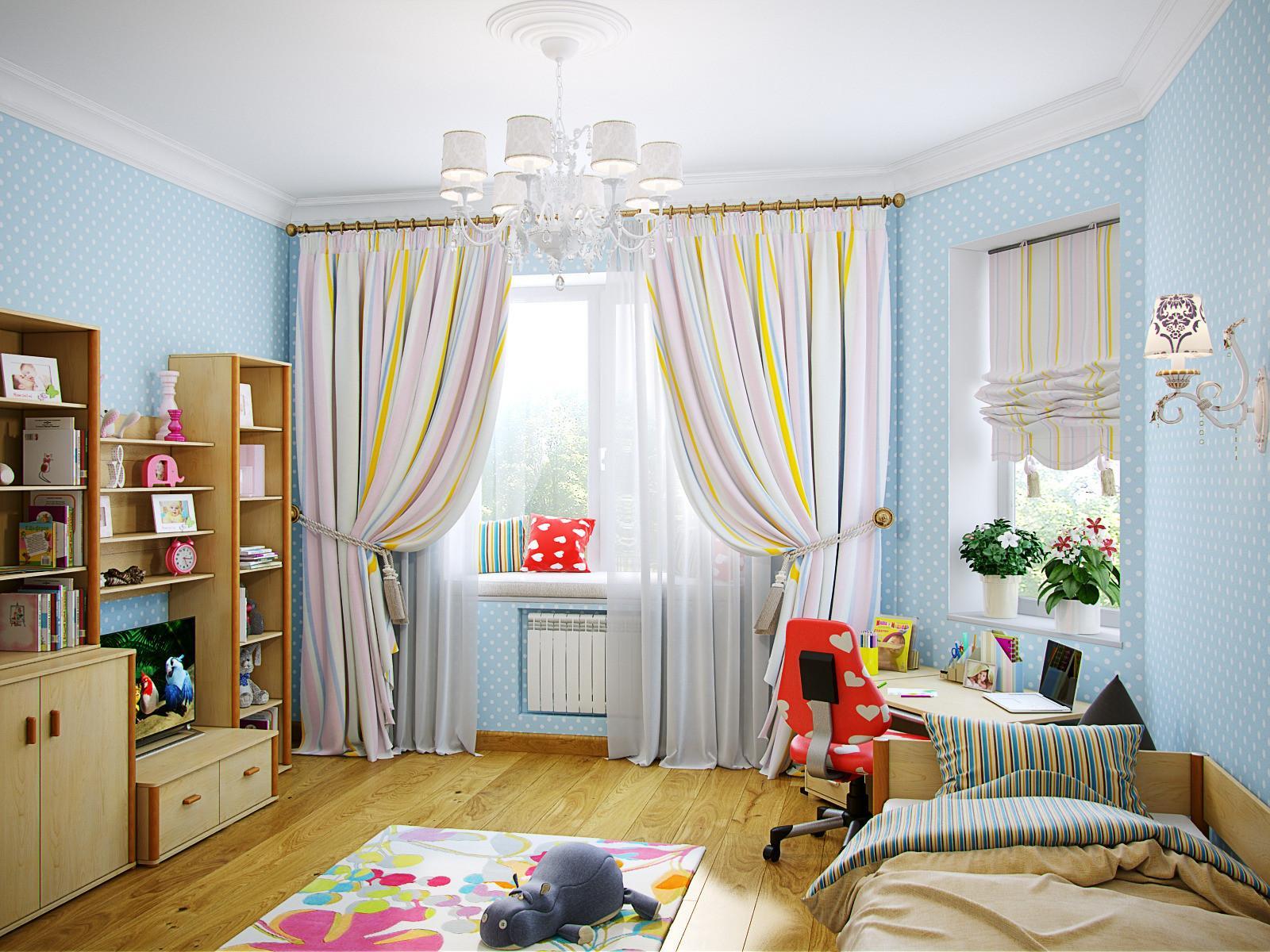 curtains in the nursery