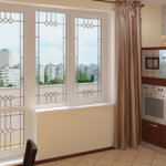 curtains in a room with a balcony door types of decor