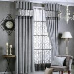 curtains modern light gray