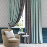 pastel curtains