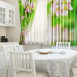 bright curtains for the kitchen