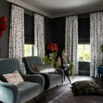 different texture of curtains and furniture