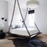 modern hanging bed ideas interior