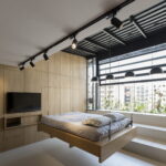 modern hanging bed design