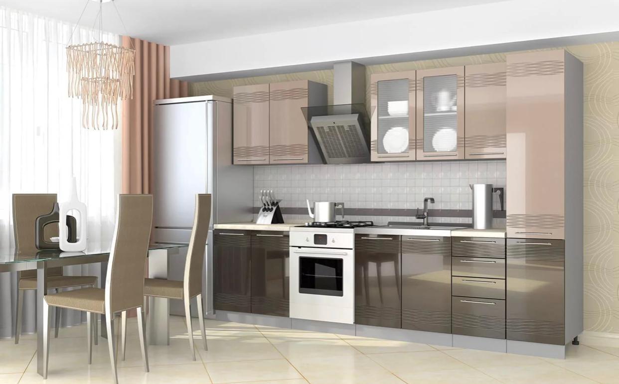 modern kitchen set