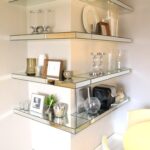 glass shelves design ideas