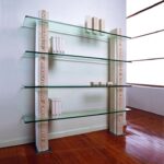 glass shelves design ideas