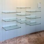 glass shelves design ideas