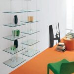 glass shelves decor photo