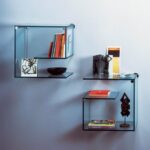 glass shelves decor ideas