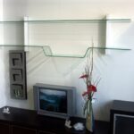 glass shelves decoration ideas