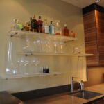 glass shelves design ideas