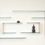 glass shelves types of decoration