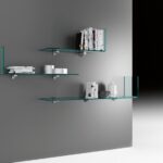 glass wall shelves options