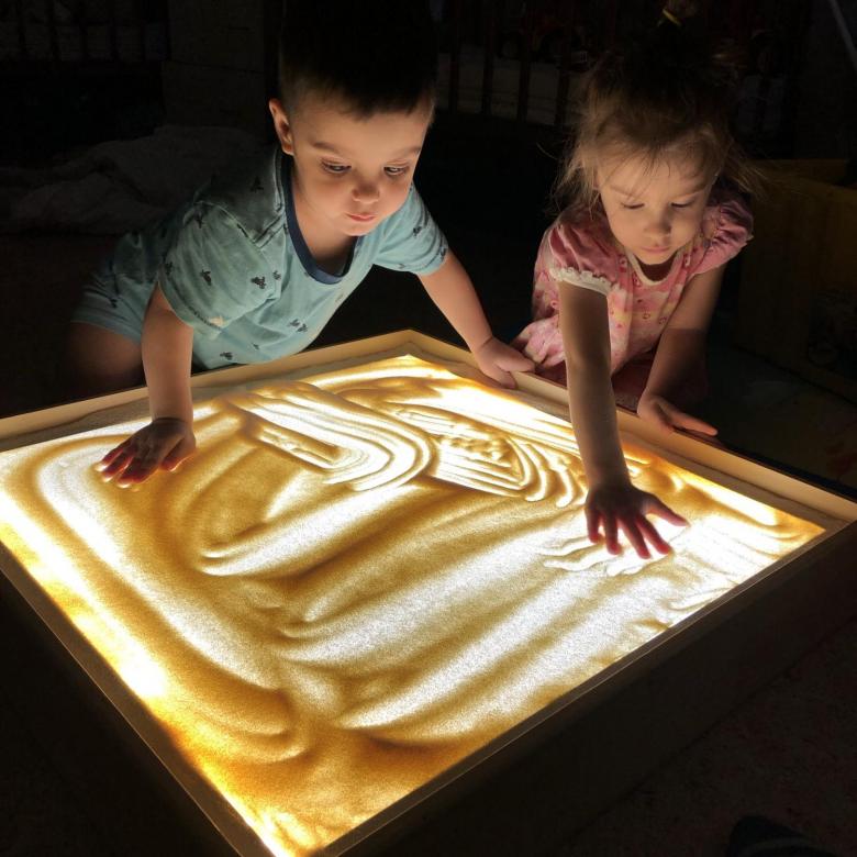 sand painting table