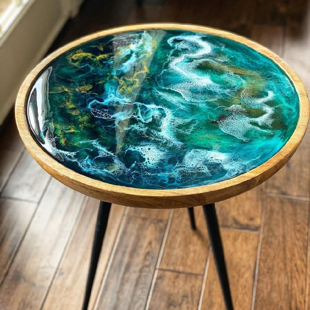 epoxy resin table photo