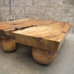 solid wood table decor photo