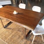 solid wood table decor ideas