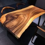 solid wood table decor ideas