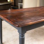 solid wood table photo options