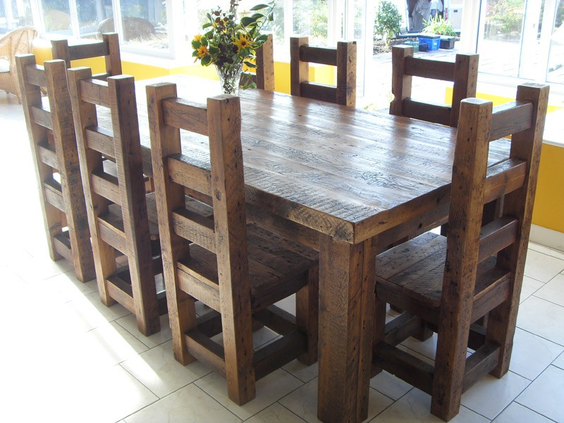 solid wood table design