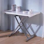 interior height-adjustable table