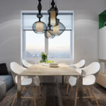 table in the living room decoration photo