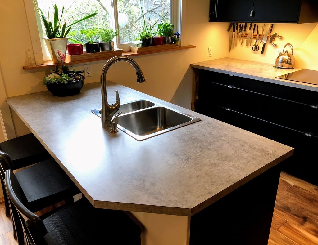 thin kitchen countertop