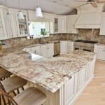 large kitchen worktop