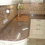 semicircular kitchen worktop